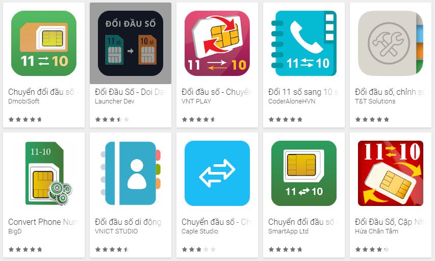 Hôm nay bắt đầu chuyển đổi thuê bao từ 11 số thành 10 số