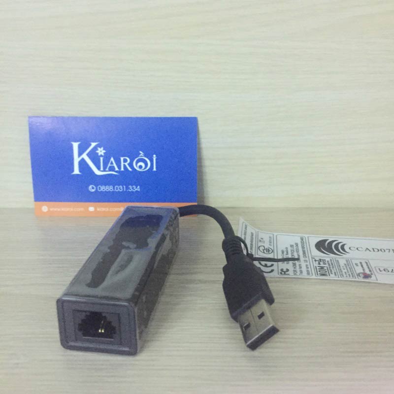 Bộ Fax Modem USB DELL Conexant RD02-D400 (Đen)