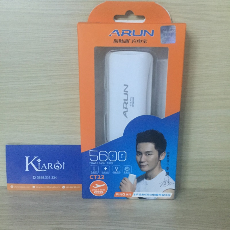 Pin Sạc Dự Phòng ARUN 5600 mAh chính hãng